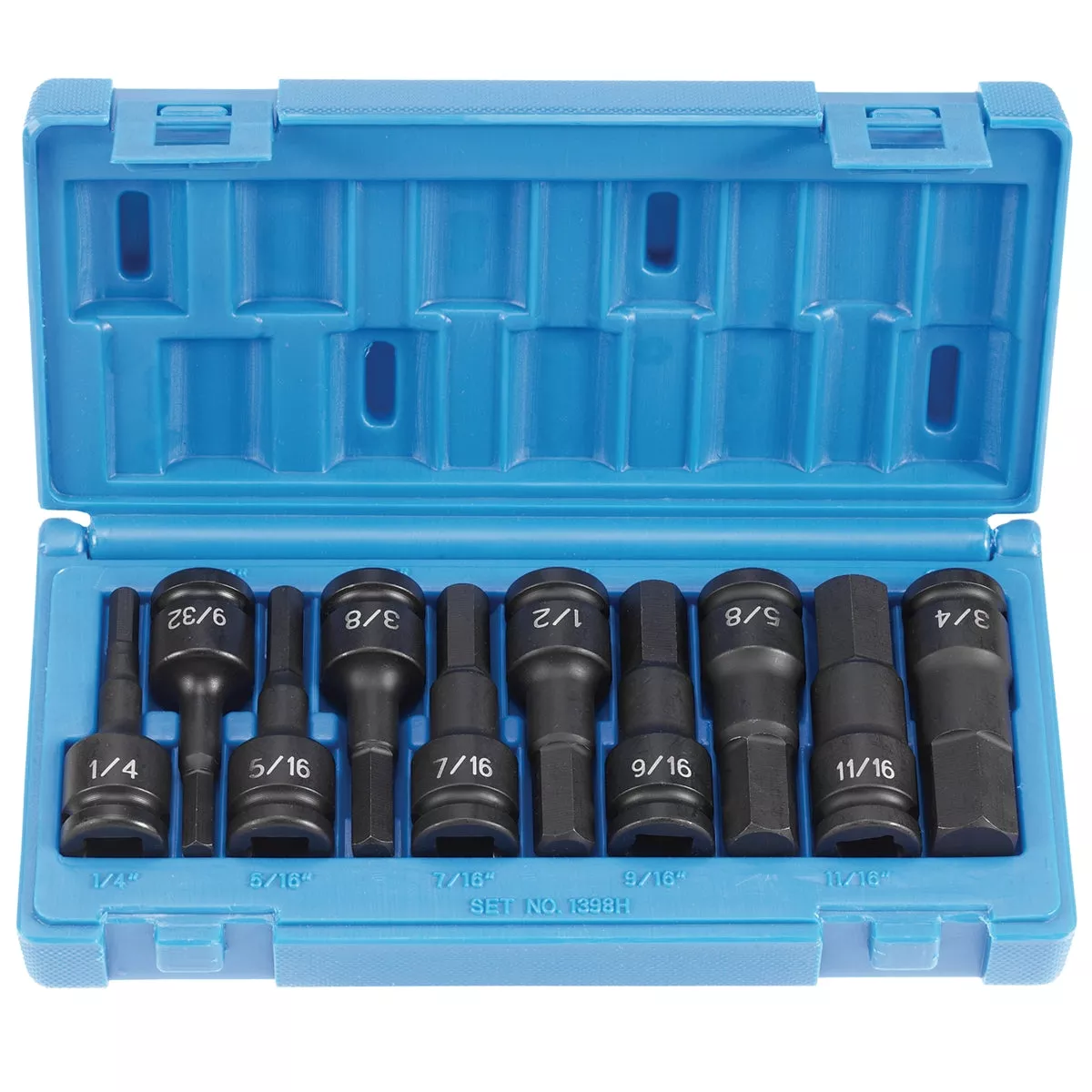 1/2" Drive 10 Piece Hex Driver Set GRE1398H