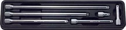 1/4 Sq. Dr. Extension Bar Set 28-250mm ABS Tray 6 pieces