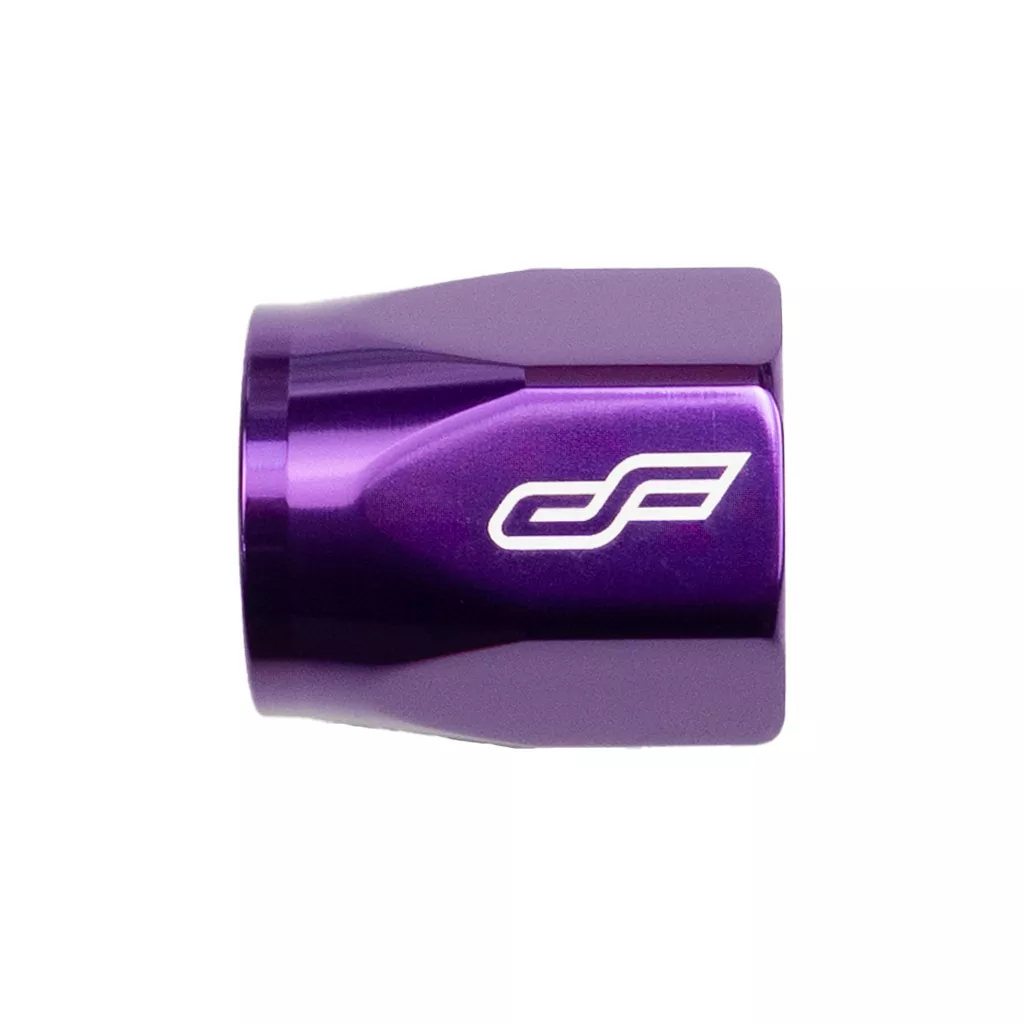 -10 AN Hose Fitting End Socket Purple