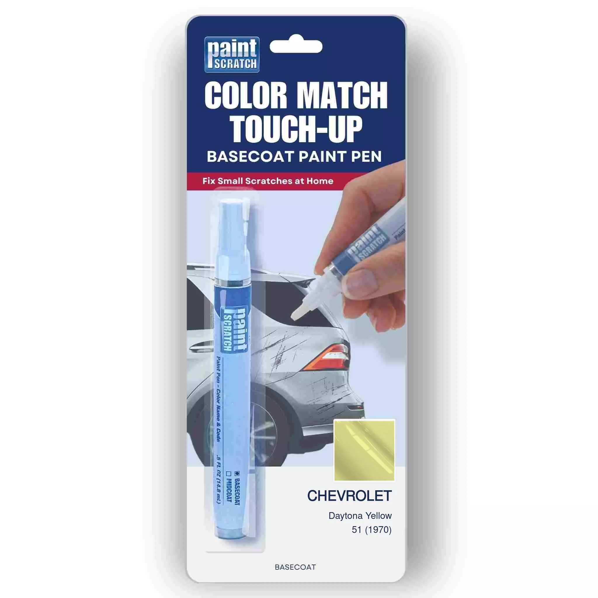 51 (1970) - Daytona YellowTouch-Up Paint Pen (1/2 oz.) for Chevrolet
