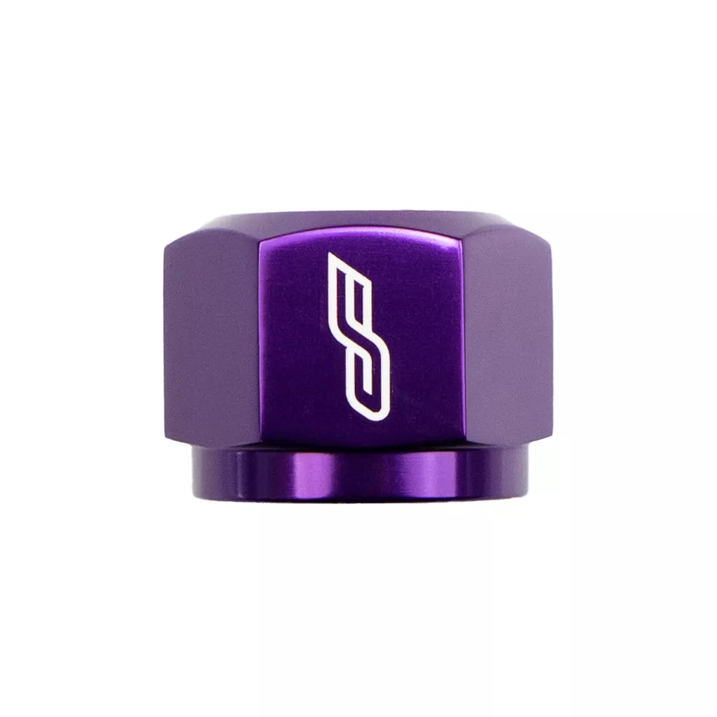 -6 AN Cap / Blockoff Black
