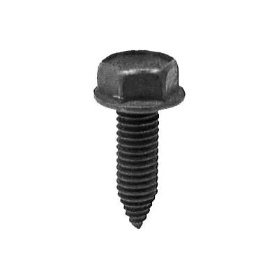 Au-ve-co 12324 Bolt, System of Measurement: Metric, M6x1 Thread, 20 mm L, Hex Washer Head, 10 mm Head, Polyseal