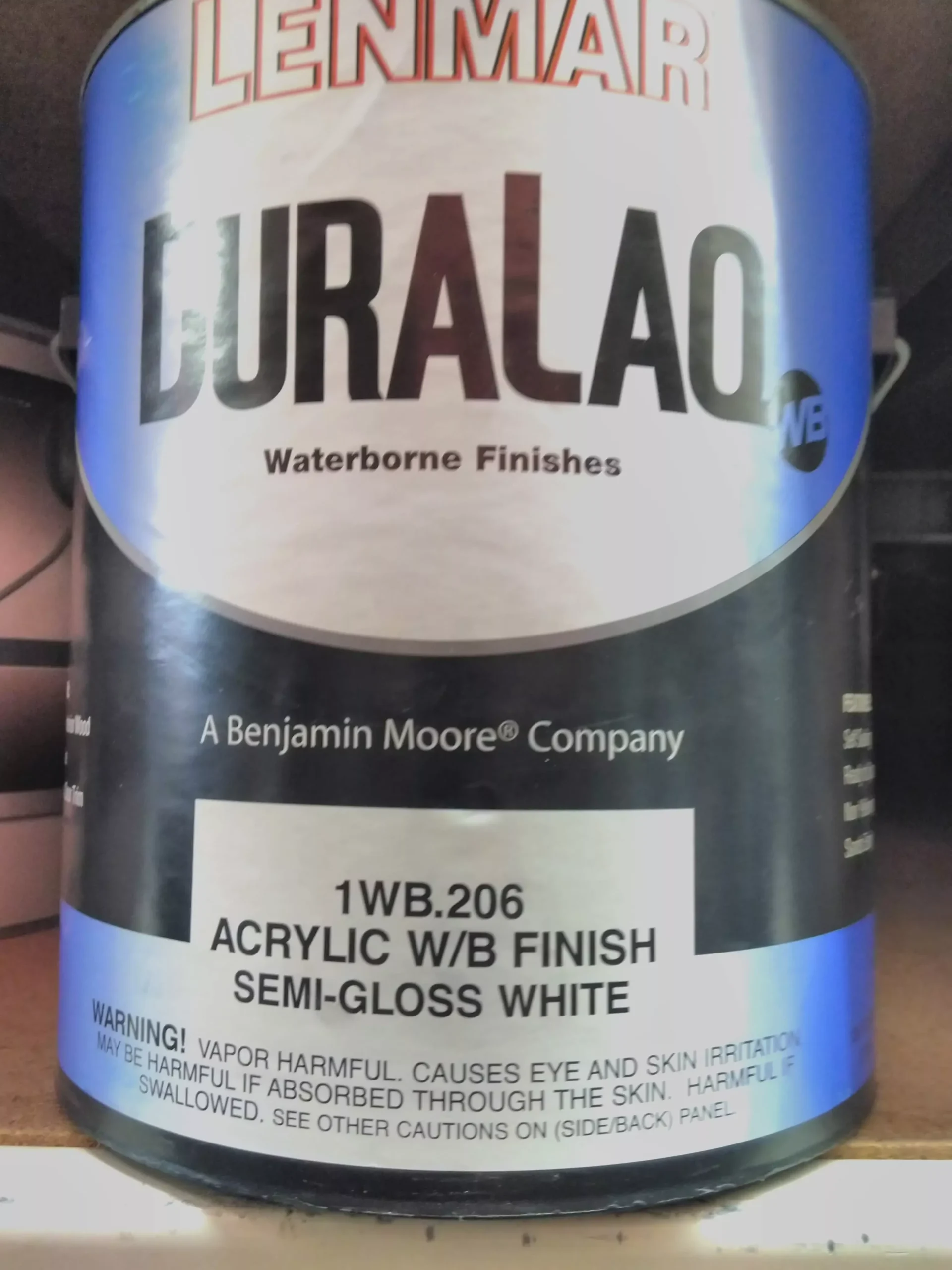 Duralac Acrylic Water-based Semi-gloss Finish Topcoat - White