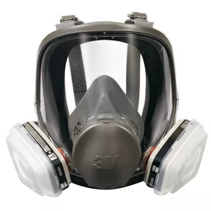 P95 Paint Spray And Pesticide Application Full Face Respirator Gray 1 Pc.