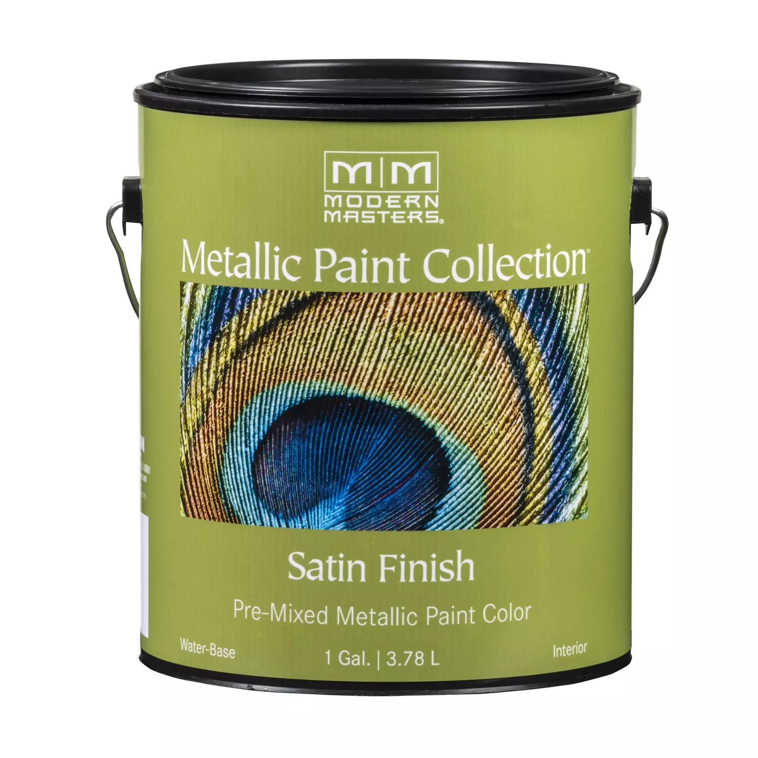 Shimmer Satin Pale Gold Water-based Metallic Paint 1 Gallon