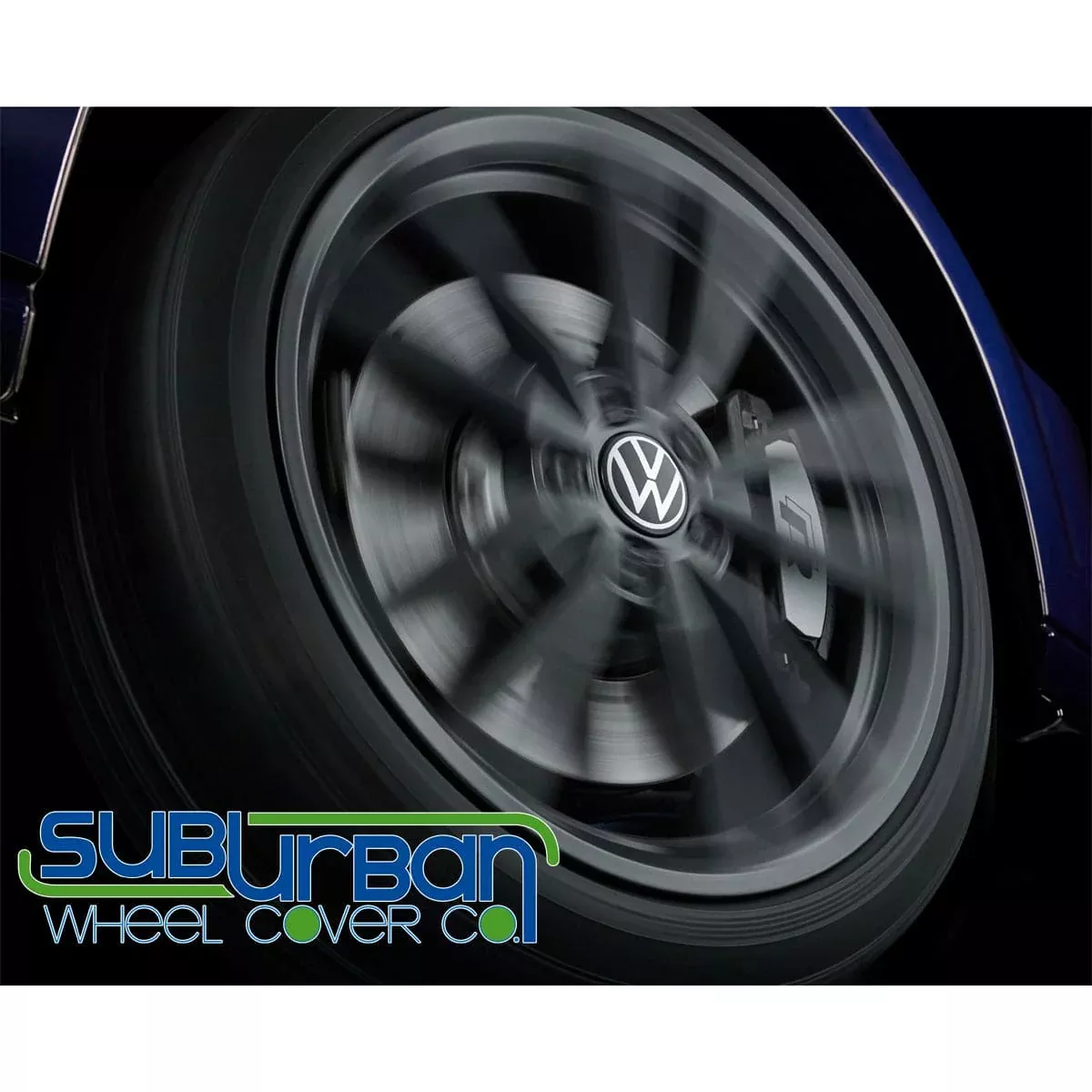 VW Golf R / GTI Dynamic Non Rotating Center Caps 000071213D