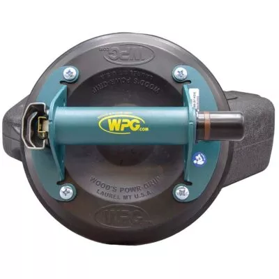 WPG 8" Hybrid Hand Cup for Flat Surfaces, Hybrid Metal Handle Vaccum Cups