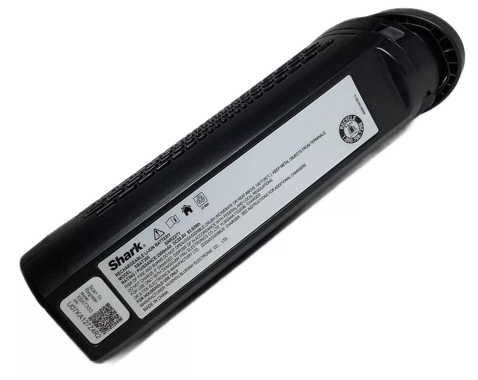 XBAT300 Replacement Battery for Shark ION P50 IC160 IC162 Vacuums